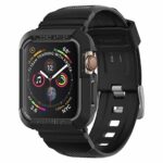 Spigen kryt Rugged Armor Pro pre Apple Watch 4/5/6/7/8/SE 44/45mm - Black