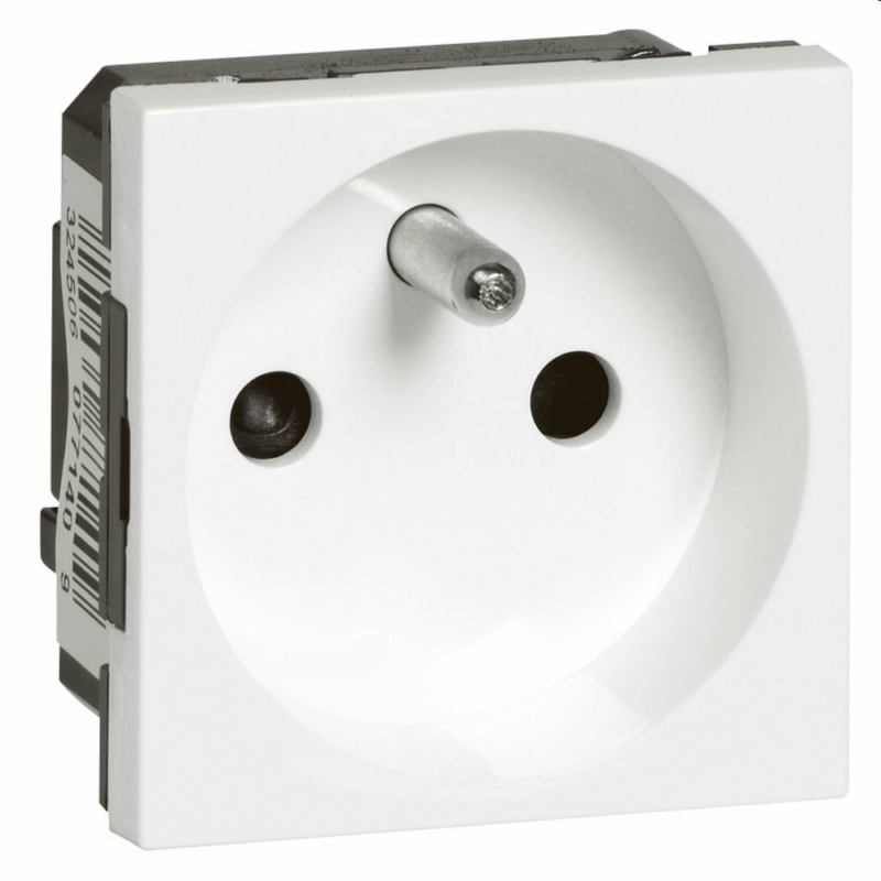 Legrand MOSAIC zásuvka 230V 2P+T 2M