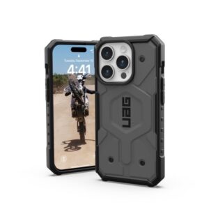 UAG kryt Pathfinder Magsafe pre iPhone 15 Pro - Silver