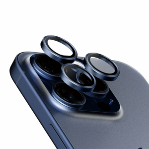 PanzerGlass ochranné sklo Hoops pre iPhone 15 Pro/15 Pro Max - Blue Titanium