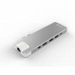 LMP USB-C Compact Dock 8 port - Silver Aluminium
