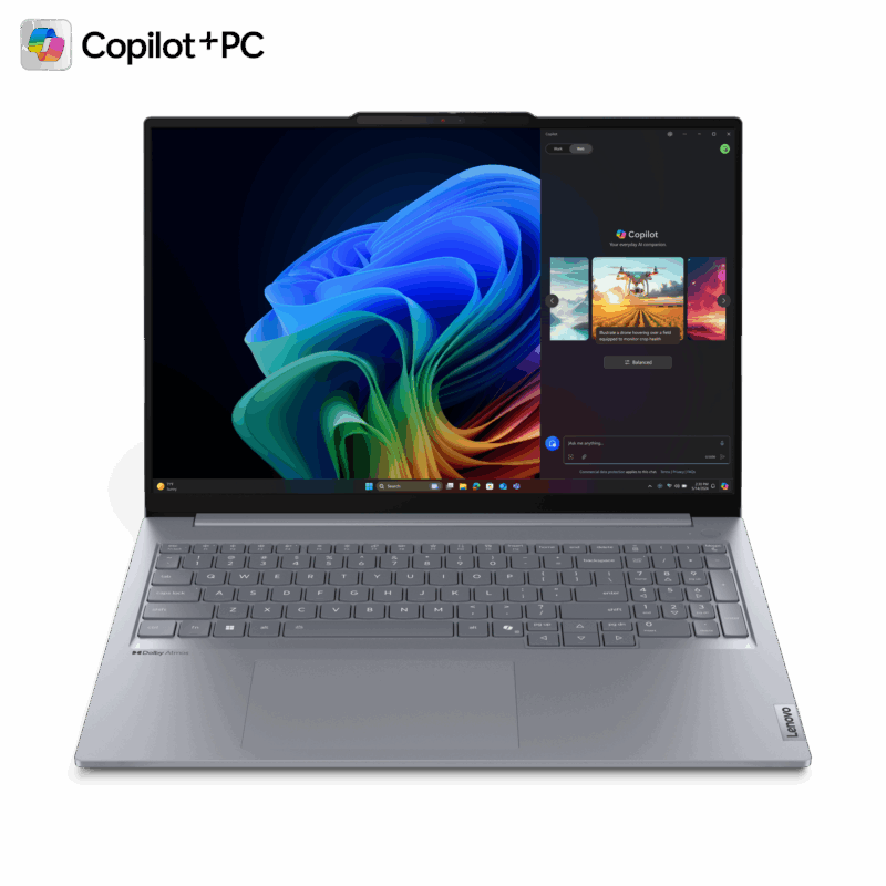 Lenovo ThinkBook 16 G7 QOY SNPD X-Plus 16GB 512GB-SSD 16˝WUXGA IPS QcAdreno Win11Pro Luna Grey