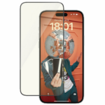 PanzerGlass ochranné sklo UWF EyeCare pre iPhone 15 Plus - Black Frame