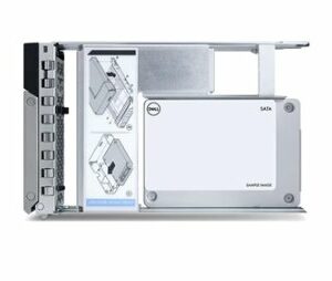 DELL 480GB SSD SATA Read Intensive 6Gbps 512e 2.5in with 3.5in HYB CARR  CUS Kit