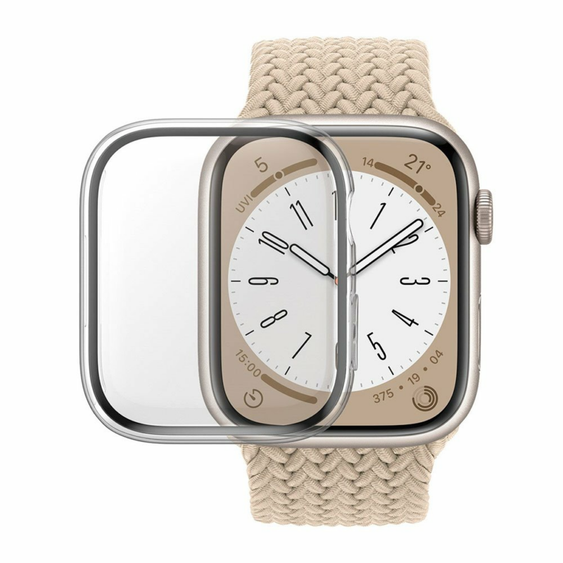 PanzerGlass ochranné sko Full Body pre Apple Watch 45mm - Clear