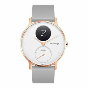 Withings Steel HR (36mm) Rose Gold w/ Grey Silicone wristband