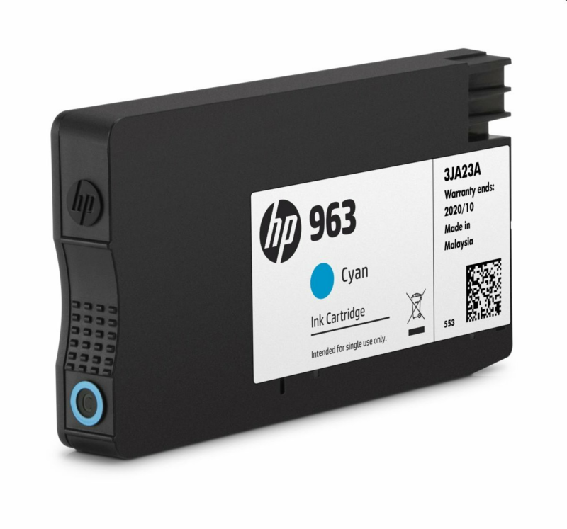 HP 963 Cyan Original Ink Cartridge