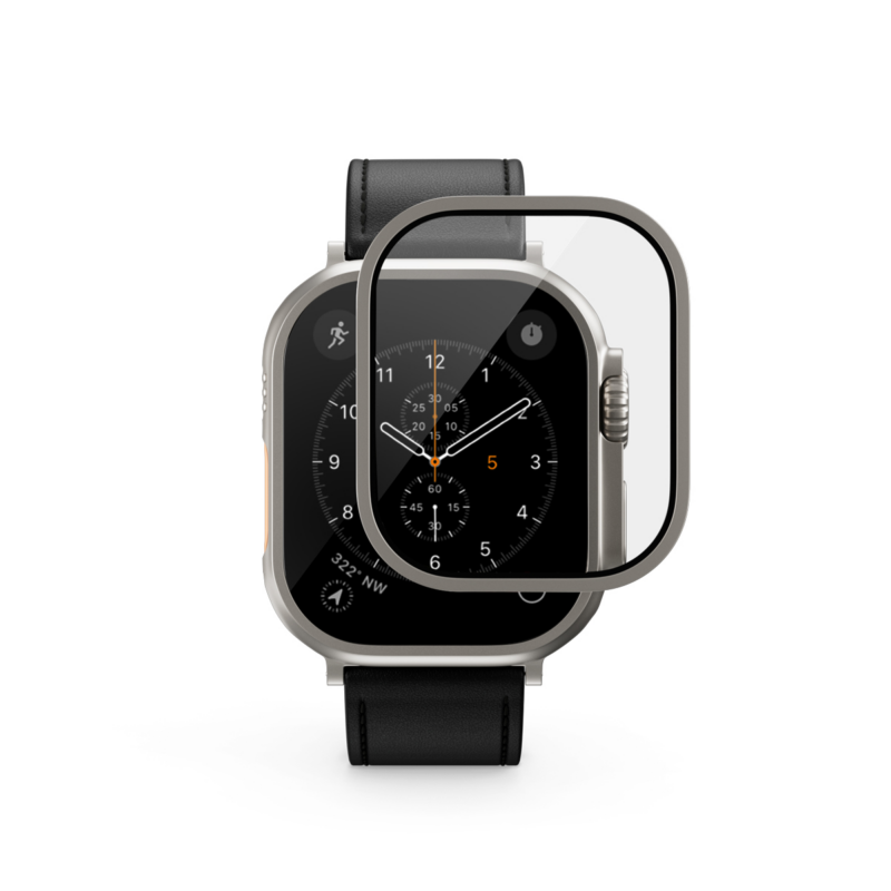 Epico UNUM SapphireShield Watch Protector for Apple Watch Ultra 49mm strieborná