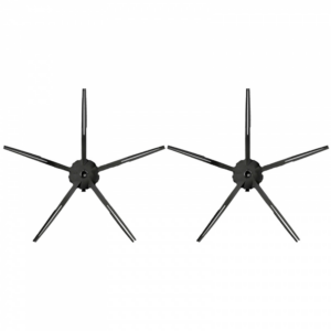 Roborock bočná kefka pre série E4/E5/S5/S6/S7/Q7/Q5Pro - čierna 5-ramenná - 2 ks