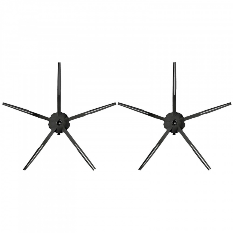 Roborock bočná kefka pre série E4/E5/S5/S6/S7/Q7/Q5Pro - čierna 5-ramenná - 2 ks