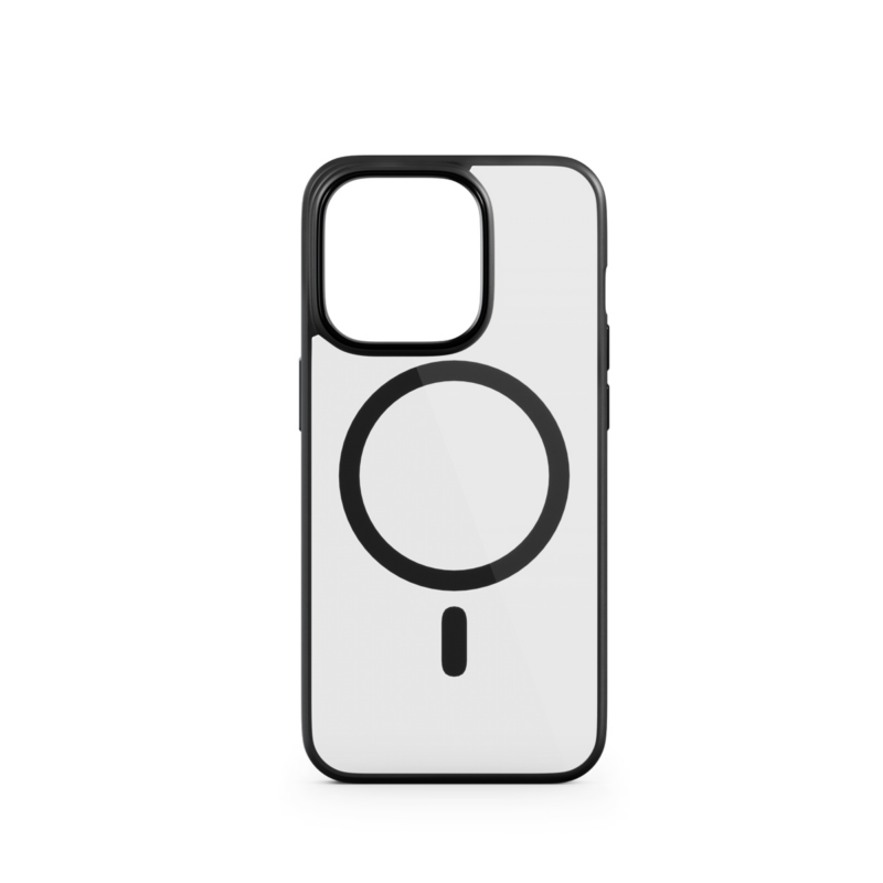 iStores by Epico Hero Magnetic - MagSafe Compatible Case iPhone 15 Plus - transparentne čierny