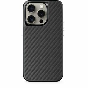 Epico Mag+ Hybrid Carbon Case iPhone 15 Pro Max - čierna