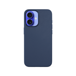 Epico Mag+ Leather Case iPhone 16 - modrá