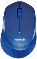 Logitech M330 Silent Plus - tichá bezdrôtová myš - modrá
