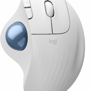 Logitech M575S ERGO - bezdrôtový trackball - šedobiela