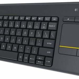 Logitech K400 Plus - Wireless Touch Keyboard - BLACK - SK/CZ