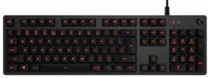 Logitech G413 - mechanická podsvietená herná klávesnica - carbon - US