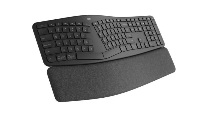 Logitech K860 ERGO - bezdrôtová delená klávesnica - US - GRAPHITE