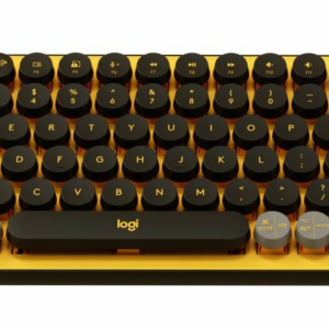 Logitech POP Keys - bezdrôtová mechanická klávesnica s Emoji - žlto čierna - US