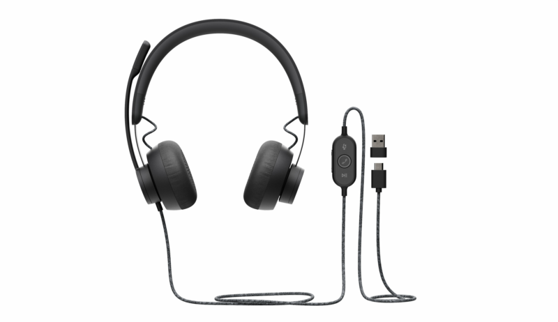 Logitech Zone Wired - slúchadlá s mikrofónom