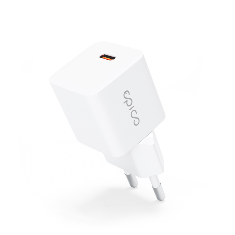 iStores by EPICO 20W PD MINI CHARGER - biely