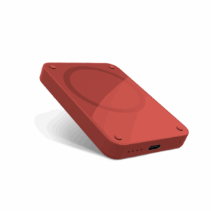 iStores by Epico 4200mAh Magnetic Wireless Power Bank - red