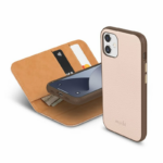 Moshi puzdro Overture with Detachable Magnetic Wallet pre iPhone 12 mini - Luna Pink