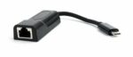 Kábel CABLEXPERT USB-C na 1GB LAN adaptér
