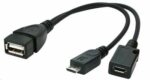 Kábel CABLEXPERT USB AF/micro BM + micro BF