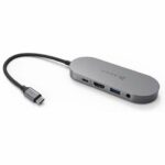Adam Elements USB-C 3.1 5-in-1 480GB SSD Storage Hub - Grey