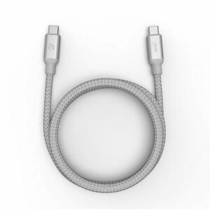 Adam Elements kábel CASA C100+ USB-C na USB-C 100W USB 3.1 Gen 2 10GB 1m - Silver