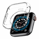 Spigen kryt Liquid Crystal pre Apple Watch 4/5/6/7/8/SE 44/45mm - Crystal Clear