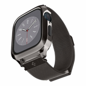 Spigen kryt Metal Fit Pro pre Apple Watch 7/8/9 45mm - Graphite