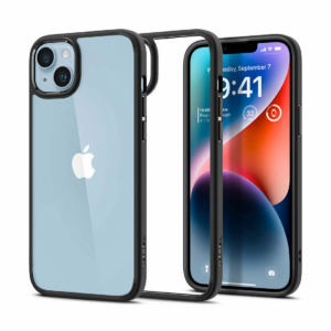 Spigen kryt Crystal Hybrid pre iPhone 14 - Matte Black