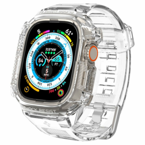 Spigen kryt Rugged Armor Pro pre Apple Watch Ultra 49mm - Crystal Clear