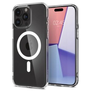 Spigen kryt Crystal Hybrid Magsafe pre iPhone 15 Pro Max - White