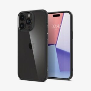 Spigen kryt Ultra Hybrid pre iPhone 15 Pro - Matte Black
