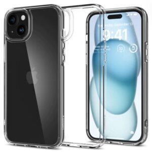 Spigen kryt Ultra Hybrid pre iPhone 15 - Crystal Clear