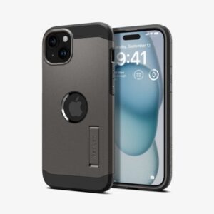 Spigen kryt Tough Armor Magsafe pre iPhone 15 - Gunmetal