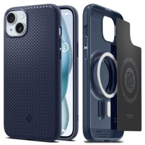 Spigen kryt Mag Armor Magsafe pre iPhone 15 - Navy Blue