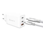 Adam Elements Omnia F6 USB-C PD/QC 3 GaN Super Charging Kit 65W - White