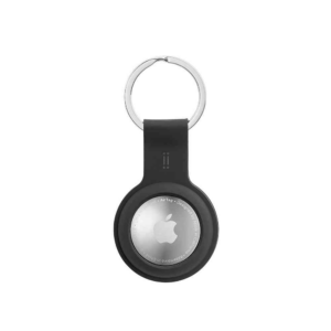 Aiino - GiGiTag Silicon holder with keychain for AirTag - Black