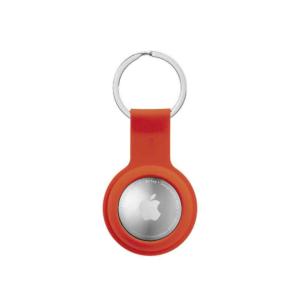 Aiino - GiGiTag Silicon holder with keychain for AirTag - Coral