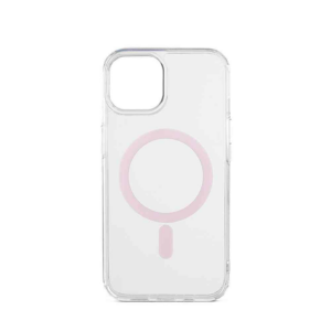 Aiino - Frozen Case with magnet for iPhone 15 Plus - Rose