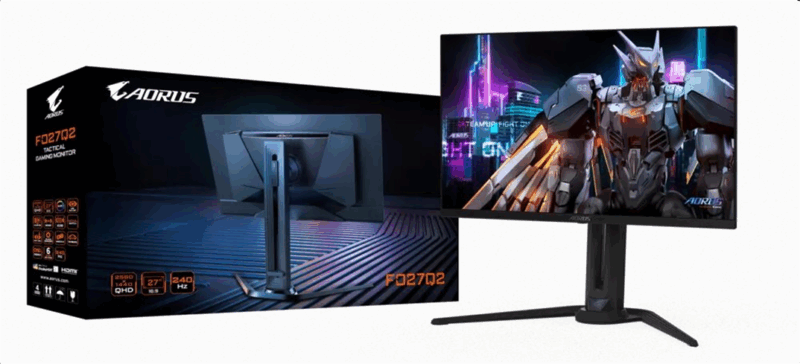 GIGABYTE LCD AORUS FO27Q2  GAMING Monitor 27" QHD 2560x1440