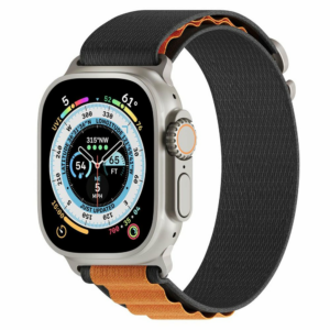 Next One remienok Adventure Loop pre Apple Watch 44/45/49mm - Black/Orange