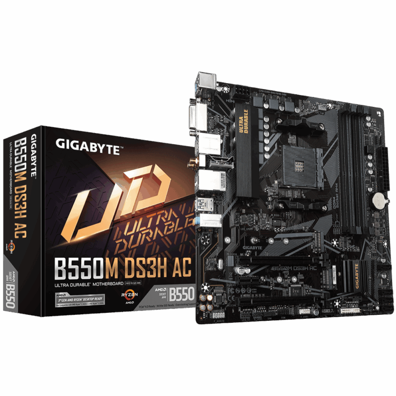 Gigabyte B550M DS3H AC