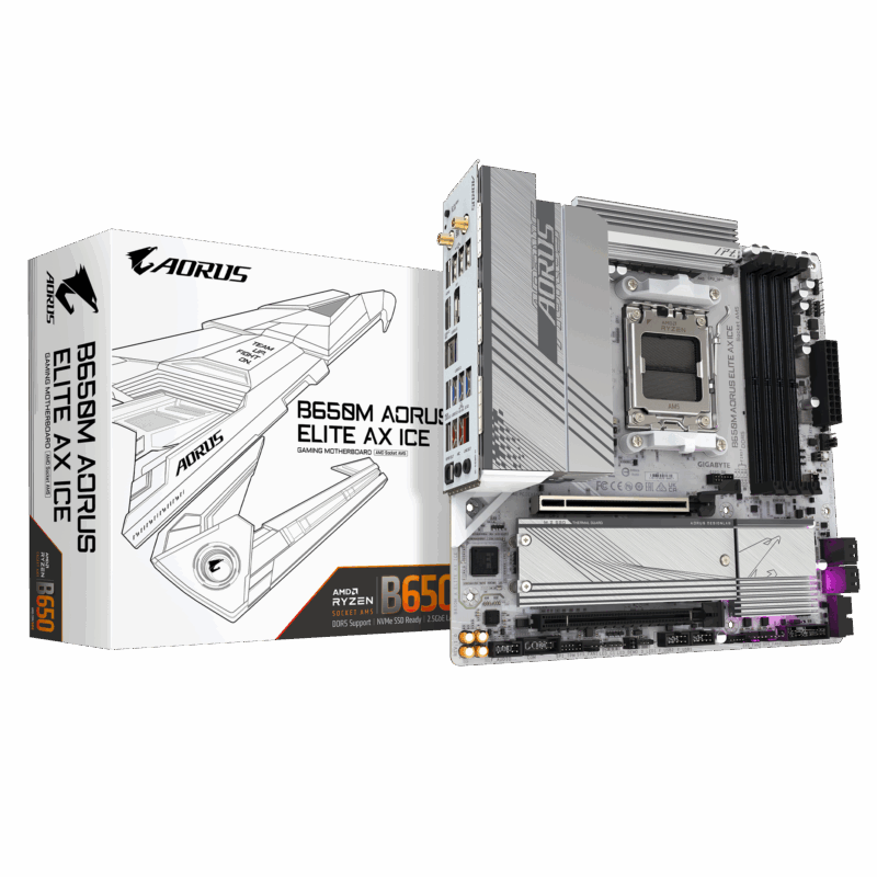Gigabyte AORUS B650M ELITE AX ICE