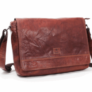 Baoobaoo Brašňa Flapbag pre MacBook 15"-16" Brandy