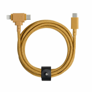 Native Union kábel Belt Cable Duo USB-C to USB-C/Lightning 1.5m - Kraft